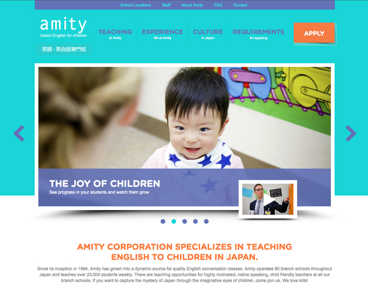 Amity Website Design