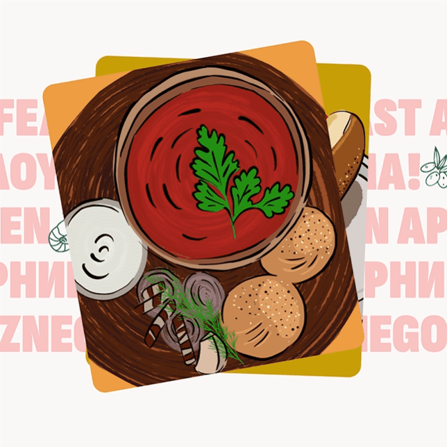 Agency Eats Food Illustration Example