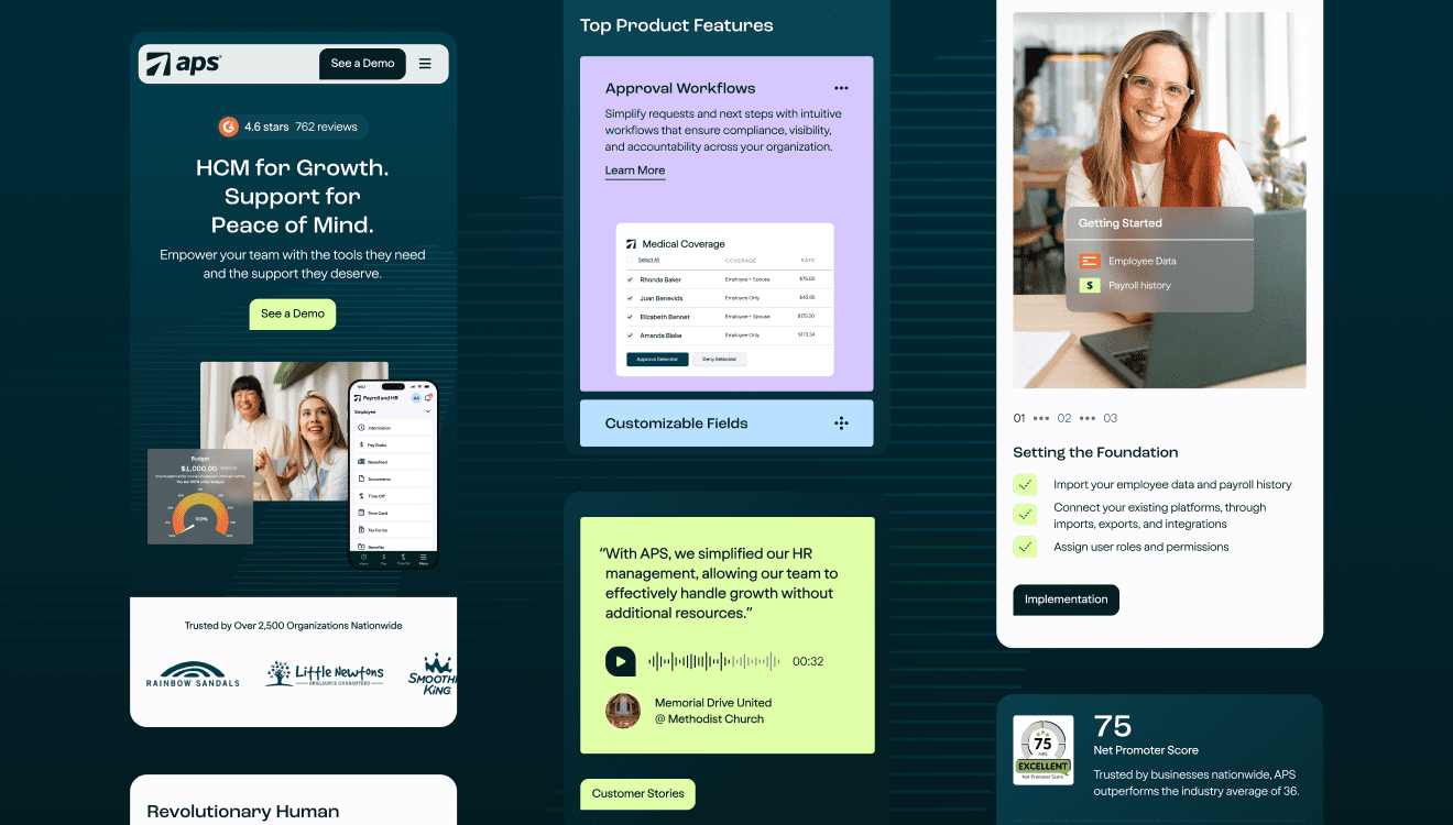 APS Mobile Screens